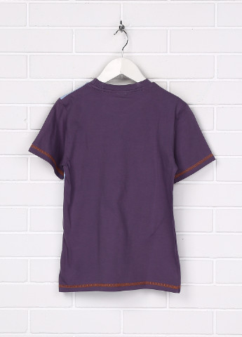 Светло-фиолетовая летняя футболка с коротким рукавом Senti