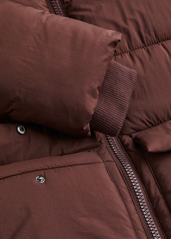 Темно-коричнева зимня куртка H&M