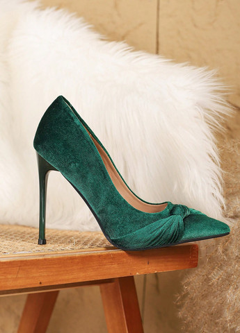 SHEIN Туфлі туфлі-човники темно-зелений з текстиль, китай — демісезон (339133176)