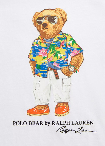 Біла літня футболка Ralph Lauren