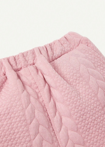 Світло-рожевий демісезонний костюм (худі, штани) брючний SHEIN