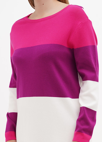 Малинова кежуал сукня сукня светр Minority в смужку