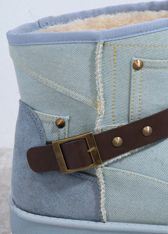 Светло-голубые летняя ботильоны SHEIN