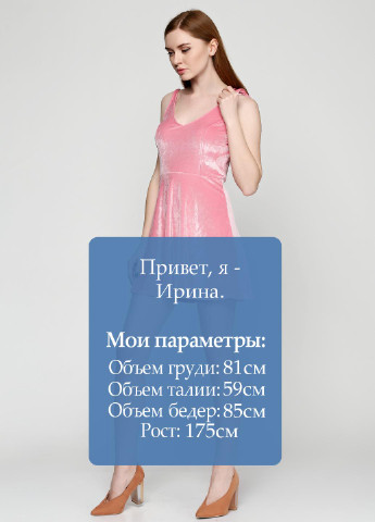 Светло-розовое кэжуал платье & Other Stories однотонное
