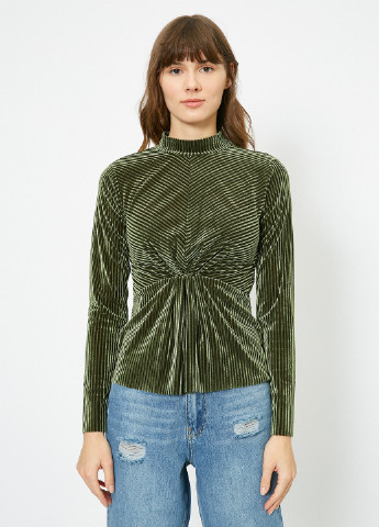 Темно-зелена блуза KOTON