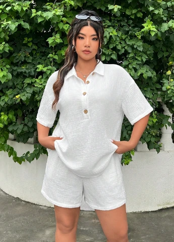 Костюм (блуза, шорти) SHEIN (332708790)