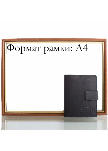Мужской кожаный кошелек 9х12х2,5 см Always Wild (253031952)