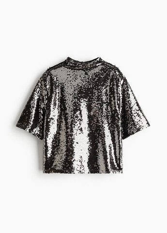 Срібляста блуза H&M