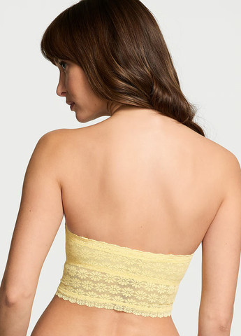 Жовтий топ бюстгальтер Victoria's Secret без кісточок поліамід, еластан