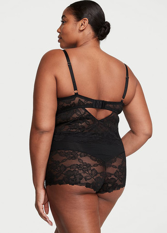 Чорний демісезонний комплект (бюстгальтер-майка, трусики) Victoria's Secret