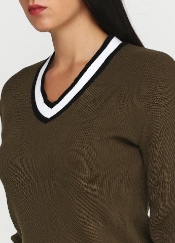 Оливковый (хаки) демисезонный пуловер пуловер Imperial