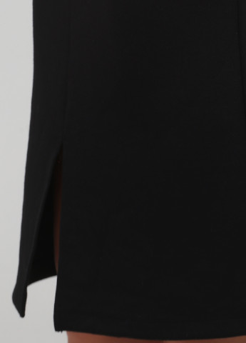 Черная кэжуал однотонная юбка Comma карандаш