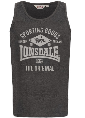 Серая футболка Lonsdale PILTON