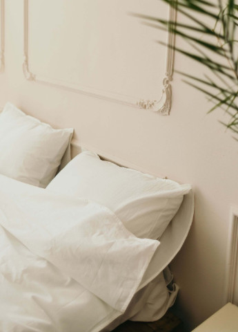 Комплект белья из вареного хлопка Creme (полуторный) Leglo (253879690)