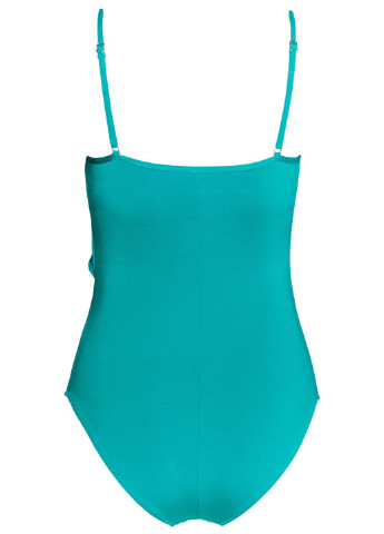 Зелений літній купальник для вагітних суцільний H&M