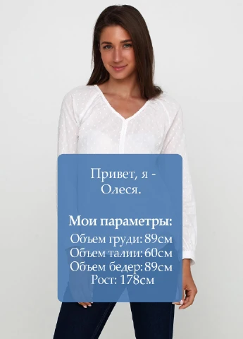 Біла блуза Mustang