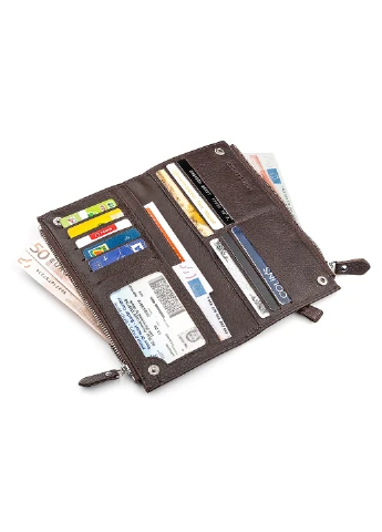 Женский кожаный кошелек 10х19х2,5 см st leather (252126901)