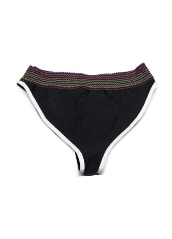 Черные купальные трусики-плавки однотонные PrettyLittleThing
