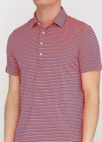 Оранжевая футболка-тенниска для мужчин Ralph Lauren в полоску