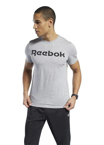 Светло-серая футболка Reebok