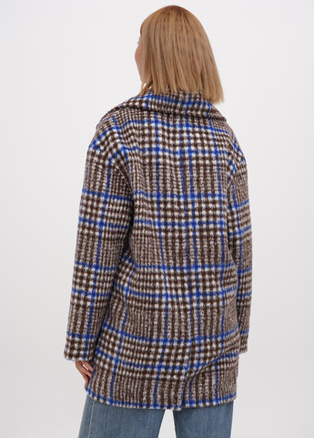 Комбіноване Кежуал пальто двобортне Monki в клітинку