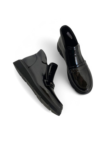 Осенние ботинки Meego с пряжкой, лаковые