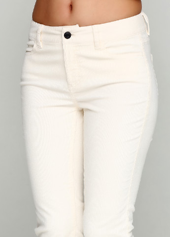 Белые кэжуал демисезонные зауженные брюки Talbots