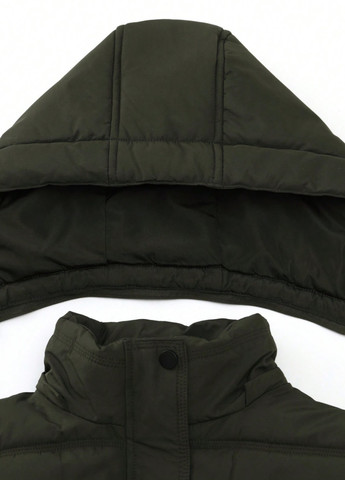 Оливковая (хаки) зимняя куртка SHEIN