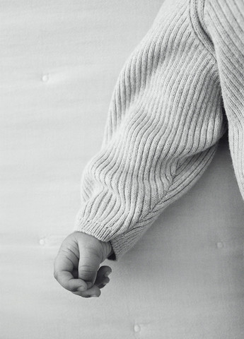 Серо-бежевый демисезонный комплект (джемпер, брюки) H&M