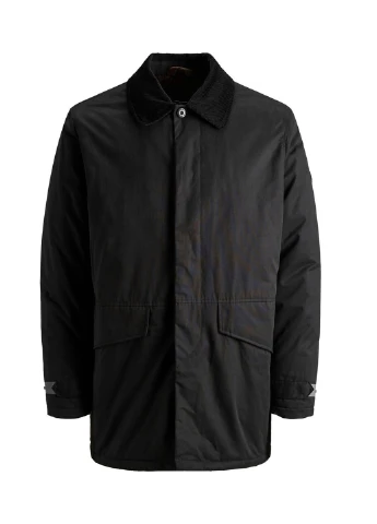 Чорна демісезонна куртка Jack & Jones