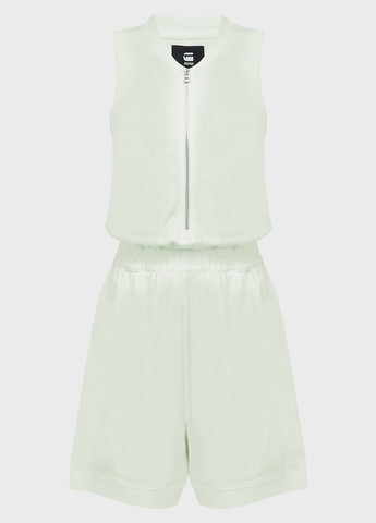 Комбінезон G-Star Raw комбінезон-шорти однотонний білий кежуал віскоза