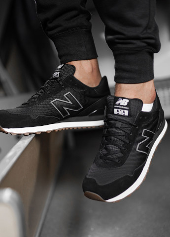 Черные всесезонные кроссовки New Balance NB 515