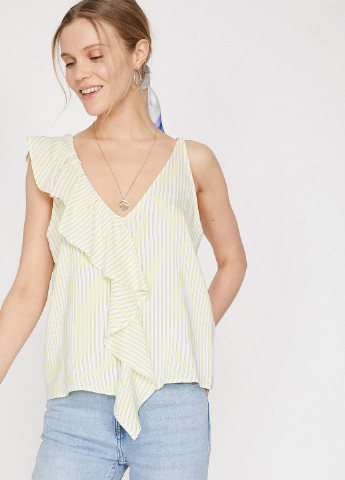 Світло-жовта літня блуза KOTON