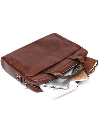 Чоловіча шкіряна ділова сумка для ноутбука 38х29х8 см Vintage (253490480)