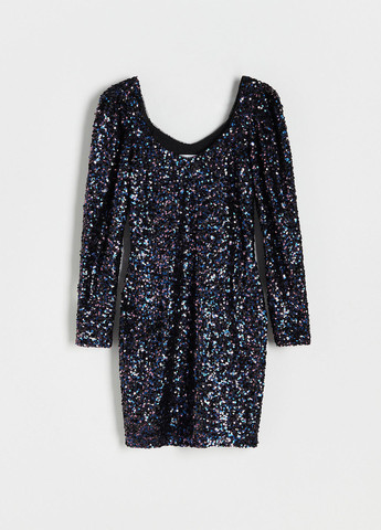 Комбінована вечірня сукня футляр Reserved однотонна