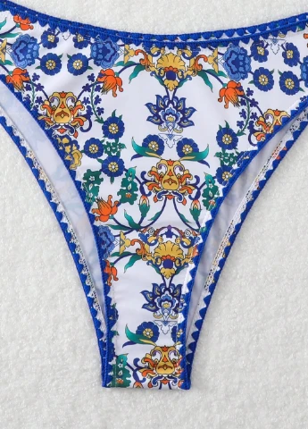 Комбінований літній купальник (ліф, трусики) роздільний, бікіні SHEIN