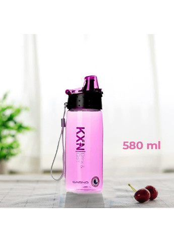 Спортивная бутылка для воды 580 Casno розовая