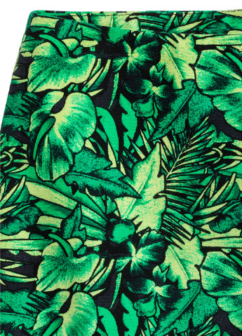 Зеленая кэжуал цветочной расцветки юбка H&M карандаш