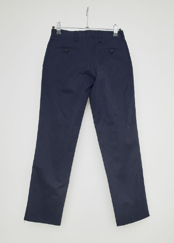 Темно-синие кэжуал демисезонные брюки прямые Hackett