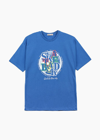 Синяя летняя футболка Toontoy