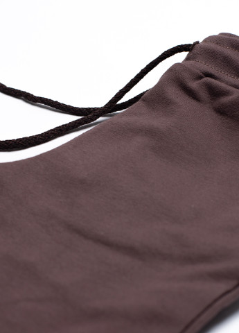Темно-коричневые кэжуал демисезонные джоггеры брюки Роза