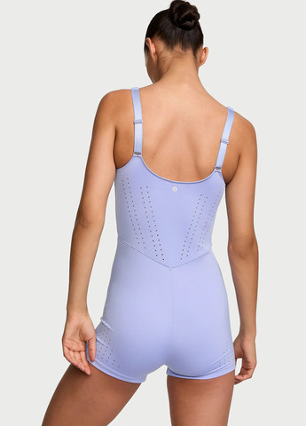 Комбінезон Victoria's Secret комбінезон-шорти однотонний блакитний спортивний поліестер