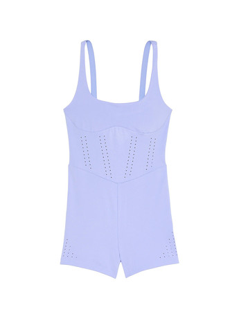 Комбінезон Victoria's Secret комбінезон-шорти однотонний блакитний спортивний поліестер