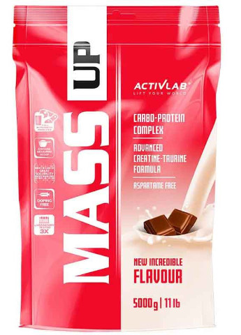 Гейнер Mass Up 5000 g (Chocolate) ActivLab (254916575)