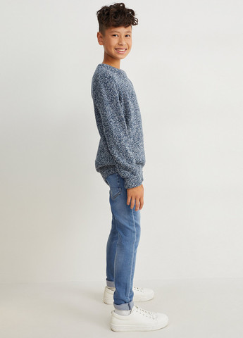 Комбинированные демисезонные зауженные джинсы (2 шт.) C&A