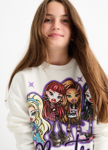 Білий світшот C&A малюнок без декору (366113131)