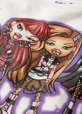 Білий світшот C&A малюнок без декору (366113131)