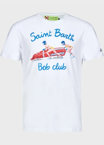 Біла футболка MC2 Saint Barth