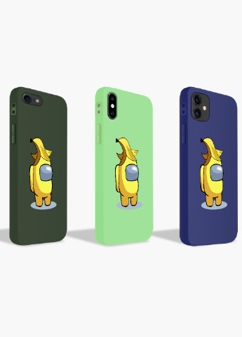 Чохол силіконовий Apple Iphone 6 Амонг Ас Жовтий (Among Us Yellow) (6937-2416) MobiPrint (219565825)