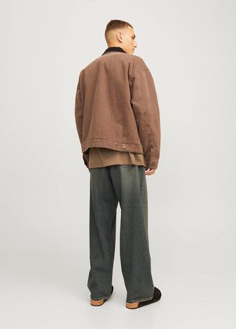 Синие демисезонные мешковатые джинсы Jack & Jones